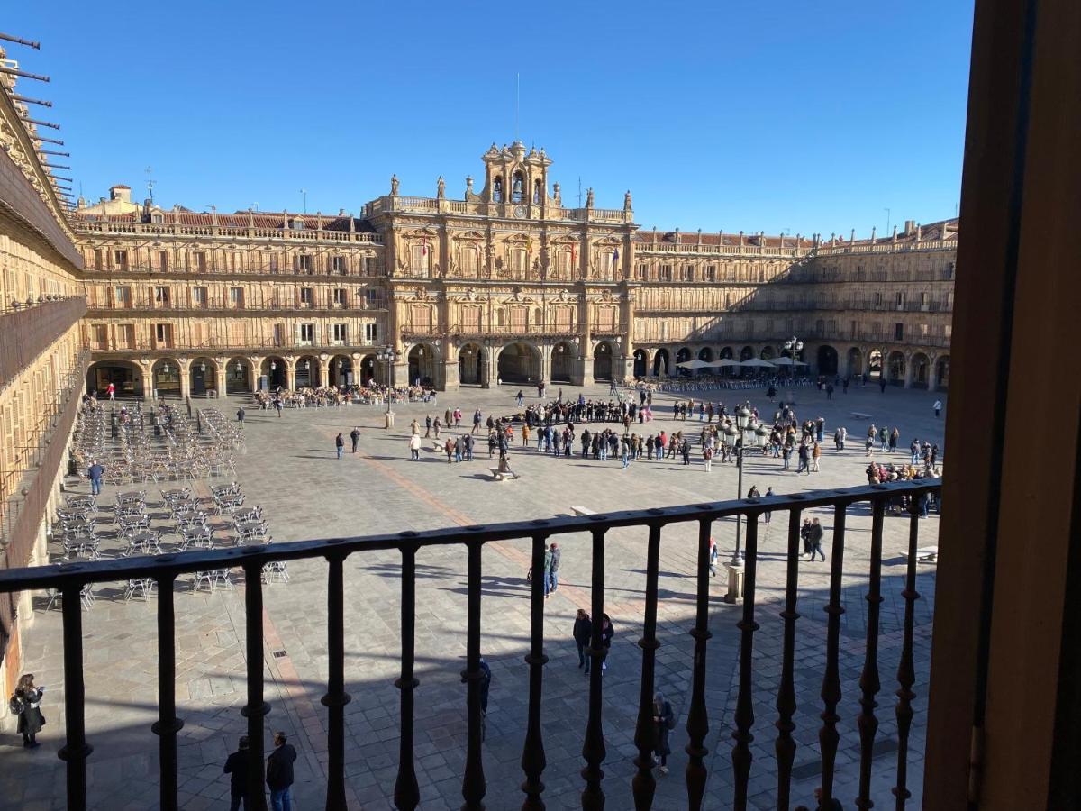 Apartamento Plaza Mayor Salamanca Con 2 Balcones A La Misma Plaza Mayor Exterior foto